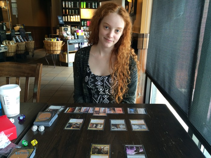 Playing MtG at Starbucks